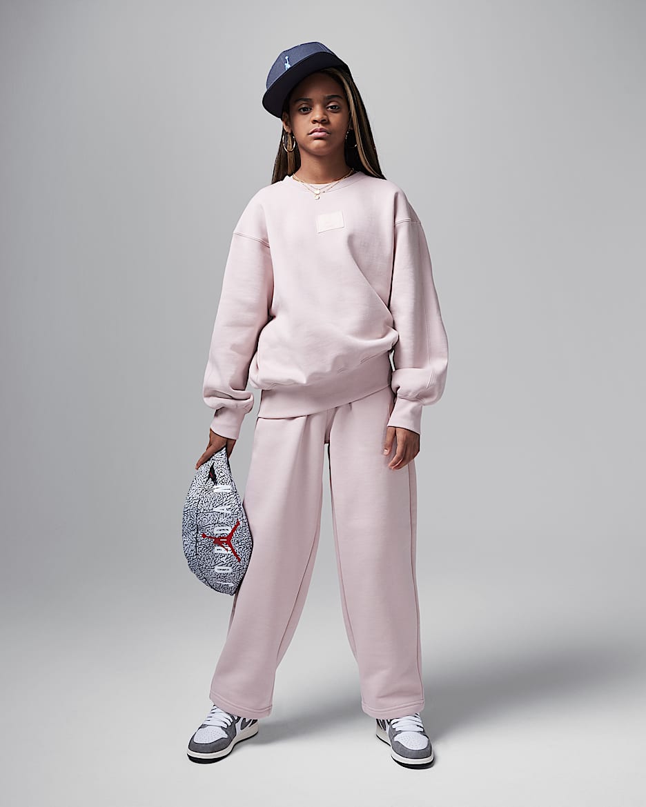 Jordan Flight Essentials Big Kids Open Hem Pants